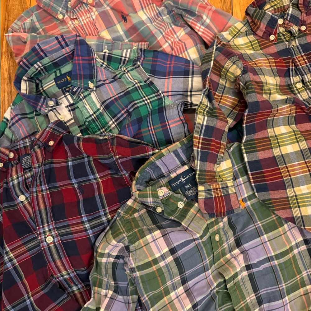 Ralph Lauren toddler lot of button shirts